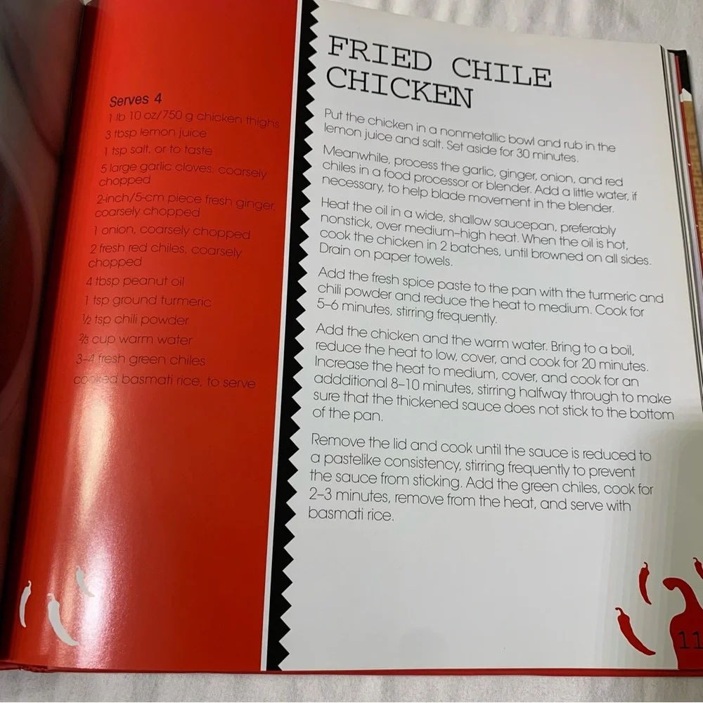 I Love Spice Cookbook - Red & Black Spicy‎ Gift